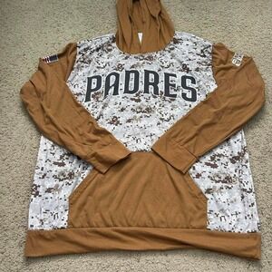 San Diego Padres x Soapy Joes giveaway camouflage hoodie